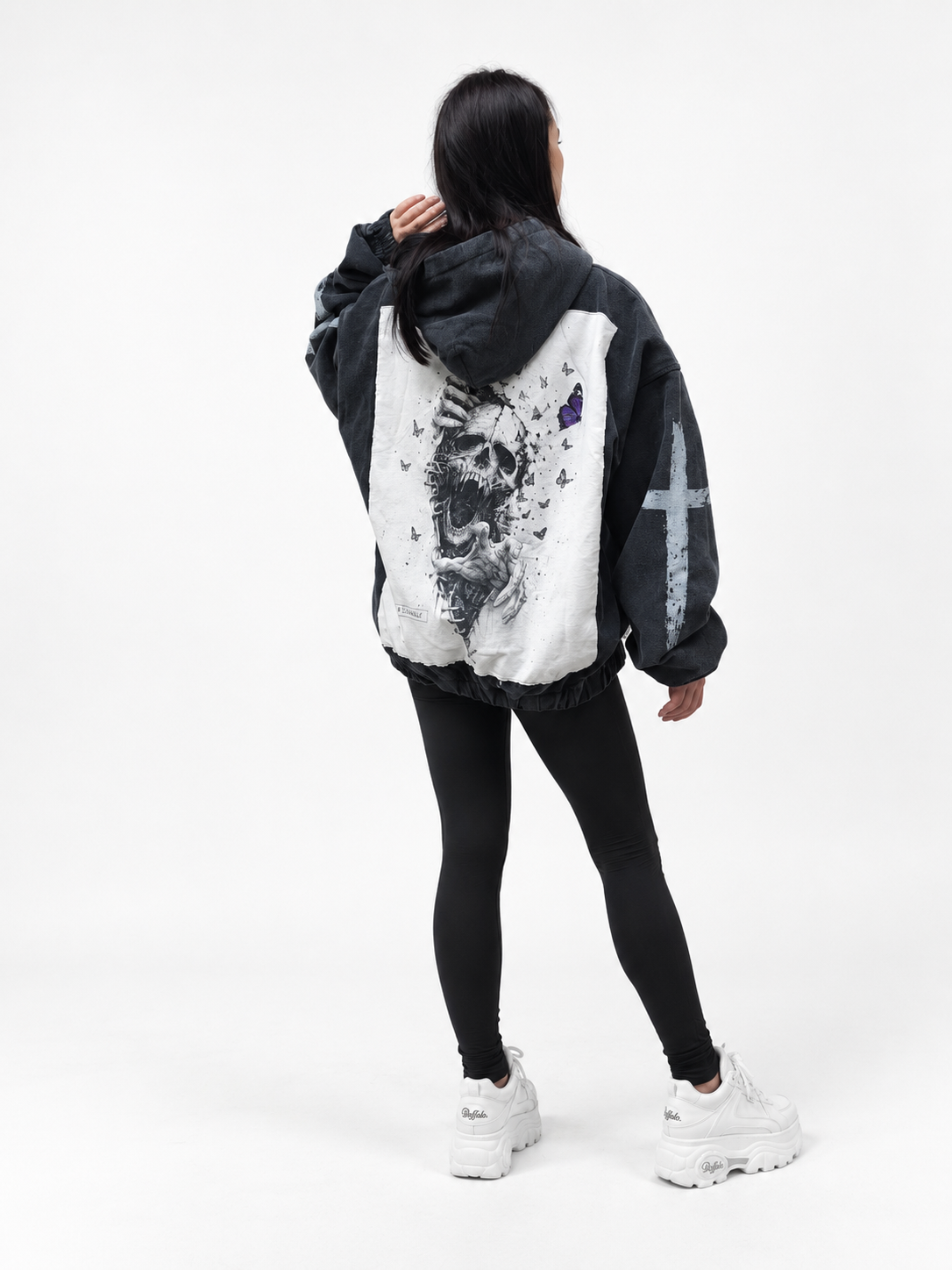 LOST MYSELF — WASHED ZIP HOODIE