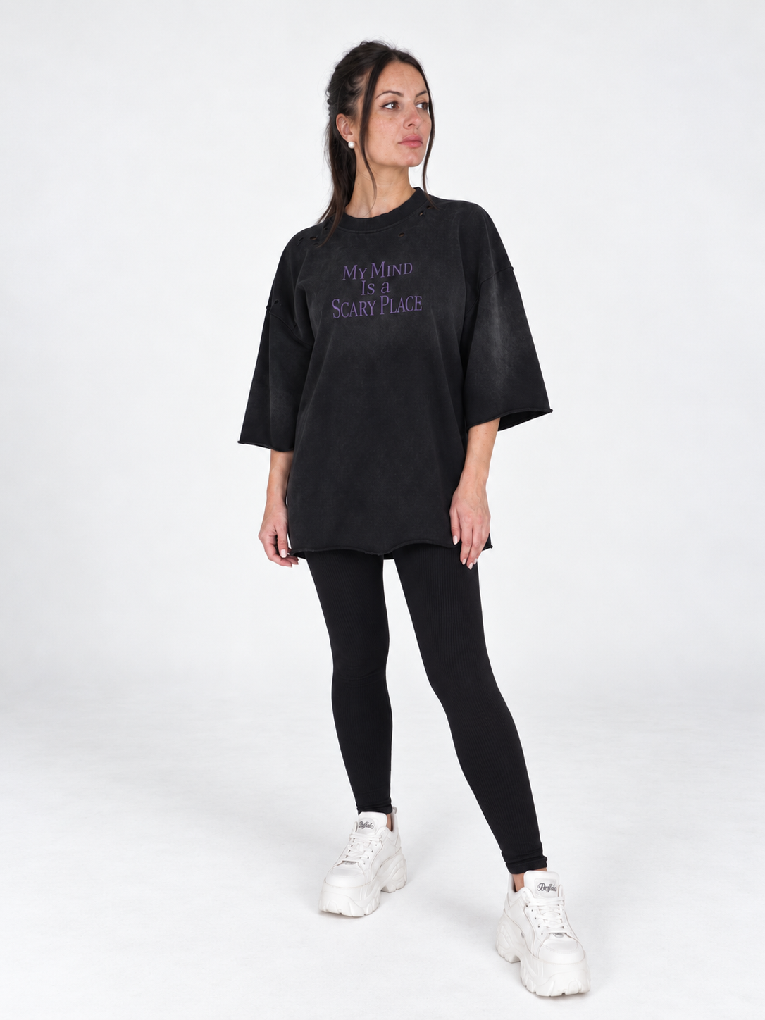 MY MIND IS A SCARY PLACE — OVERSIZED TEE